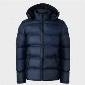 Veste rembourrée bouffante Oem Logo surdimensionné hommes vers le bas bulle hiver personnalisé doudoune légère matelassée surdimensionnée à capuche - Product Image 3