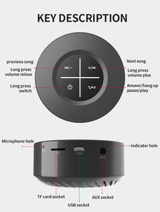 ลำโพงบลูทูธพกพา CE FCC Rohs Y8 พร้อมวิทยุ FM รองรับการ์ด TF เล่นไฟล์ <span class=keywords><strong>MP3</strong></span> โทรแบบแฮนด์ฟรี พร้อมซับวูฟเฟอร์ - Product Image 5