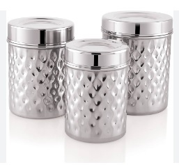 Boîte de conservation alimentaire en métal étamé de luxe, écologique, taille et couleur personnalisables, design indien classique pour usage domestique et commercial - Product Image 6