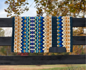 Manta para Silla de Montar de Caballo de Exhibición Occidental, Diseño Neozelandés, Hecha a Mano, Material Ecológico, Forro de Lana, Tamaño Personalizado - Product Image 1