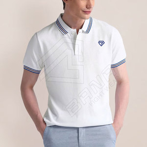 Camisetas de polo de alta calidad Camisetas de Polo de manga corta personalizadas con estampado de pantalla personalizado para hombres 100% algodón Casual Patrón personalizado gratis - Product Image 1