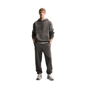 2025 nouveaux hommes et femmes 100% coton grande taille vêtements de sport à capuche et pantalons de survêtement deux pièces ensemble automne hiver survêtement - Product Image 5