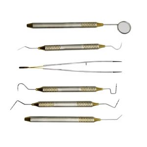 Set di strumenti per la salute di 7 strumenti per il riempimento di amalgama in vetro composito dentale Kit di vendita di fonti di alimentazione manuale - Product Image 3