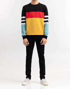 Pull en maille à col rond à manches longues pour homme avec logo personnalisé sur le devant, anti-boulochage, pour l'hiver - Product Image 2