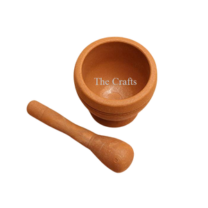 Juego de mortero y Maja de madera para hierbas y especias, juego de Imam Dasta de madera de tres tamaños diferentes - Product Image 3