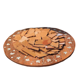 Plateau en forme de Rectangle plateau de service de chocolat de haute qualité plateau de Ramadan en bois fabriqué au vietnam - Product Image 2