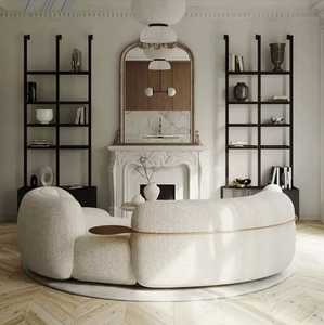 โซฟาห้องนั่งเล่นสไตล์นอร์ดิก |   โซฟาผ้าสไตล์มินิมอลสำหรับบ้านสมัยใหม่ เฟอร์นิเจอร์ห้องนั่งเล่นที่ทนทานและหรูหรา โซฟาห้องนอน - Product Image 2