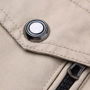 Streetwear décontracté pour hommes, blouson d'hiver chaud en polaire avec fermeture éclair, manteaux en tissu et toile style hip-hop, service OEM disponible - Product Image 5