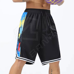 Verano en blanco deporte sublimación 100% poliéster impreso lujo Unisex gimnasio malla pantalones cortos para hombres pantalones cortos de baloncesto personalizados para hombres - Product Image 6