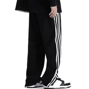 กางเกงขาบานลำลองของผู้ชายมีหลายสีแห้งเร็วขนาดใหญ่มีโลโก้ที่กำหนดเอง - Product Image 2