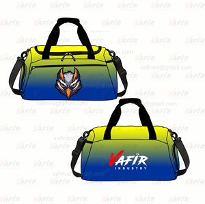 Design d'équipe personnalisé Sac de sport Joli sac de sport design Votre propre sac de sport design Fabricant professionnel Vafir Fabriqué au Pakistan - Product Image 1