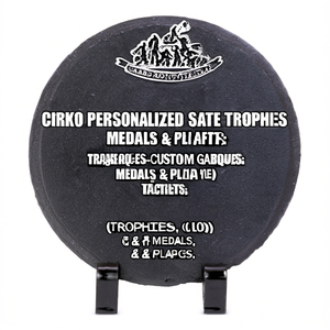 Trofei, Medaglie e Targhe Personalizzate Cirko in Ardesia - Gadget Personalizzati - Product Image 2