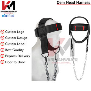 Neck Exerciser Strengthener <b>Trainer</b> Adjustable Head Chin Strap Portable Head Harness <b>Weight</b> Lifting Home Gym Use Neck Strength - Product Image 2