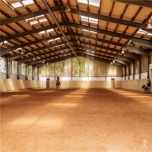 Geprefabriceerde Stalen Constructie Gebouw Stoeterij-Boerderij Paardrijbaan Renbaan Arena Paardensportschuur - Product Image 3