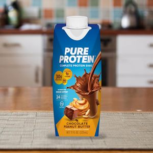 Shake protéiné complet Pure Protein, chocolat-beurre de cacahuète, bouteilles de 11 oz, lot de 12 - Product Image 2