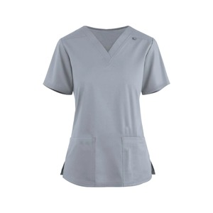 Anti-rides lavable tissu doux soins infirmiers Scrubs hôpital uniforme médical Scrubs hauts femmes survêtement Scrubs ensembles infirmière uniforme - Product Image 3