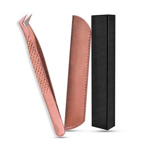 Pince à épiler pour extensions de cils la plus vendue, en acier inoxydable japonais, pointe en fibre, antistatique, outils pour faux cils - Product Image 5
