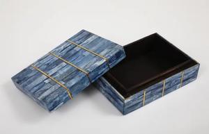 Cajas de resina con incrustaciones de hueso Cajas con incrustaciones de hueso hechas a mano Cajas de resina con incrustaciones de hueso decorativas - Product Image 6