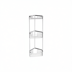 เฟอร์นิเจอร์ห้องน้ำสแตนเลสสตีลสามระดับ ดีไซน์อิตาลี ยี่ห้อ Koricini รุ่น Door Soap Shower Corner รุ่น Filo - Product Image 2