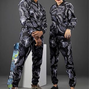 Survêtement de sport à manches longues personnalisé imprimé par sublimation de haute qualité motifs de fleurs Offre Spéciale - Product Image 2