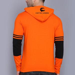 Meilleur prix unisexe sweats à capuche pull-over respirant coton mélangé polaire taux d'usine couleur unie haute qualité mode streetwear - Product Image 4
