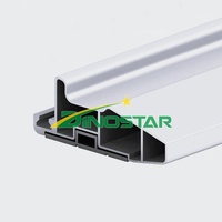Produits en aluminium de DINOSTAR-Pour portes et fenêtres Profil de cadre Fenêtre en aluminium prête à exporter