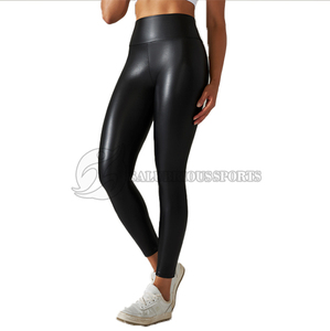 High Waist Spandex/Polyester Solid Women <b>Leggings</b> Quick Dry Breathable <b>Cheap</b> Price Wholesale Custom Thick Stretch - Product Image 6