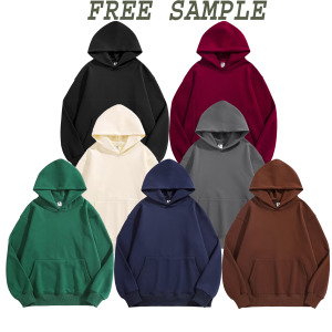 Custom Digital Printing Plain Dyed Hoodies for <b>Men</b> 100% Cotton Oversized Fit Winter OEM Service Blank Hoodie Supplier - Product Image 1