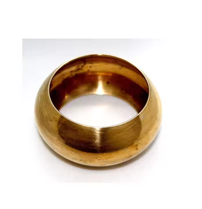 Bracelet en laiton de couleur or rose, aspect attrayant, artisanal indien, moderne, de haute qualité, pour les fêtes, bracelet décoratif en laiton - Product Image 4