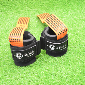 Correas de Potencia GO FIT IT GFI-PS de Neopreno Elástico Antideslizante, Ligeras, Ajustables, de Alta Elasticidad, Unisex, con Forma de 8 para Levantamiento de Pesas - Product Image 1