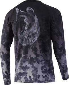 Uv Quick Dry Sublimation Slim Fit Chemises de pêche Orange pour hommes Nouveau Design Chemise de pêche Uv Personnalisable Protection solaire - Product Image 2