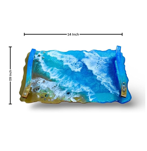 ถาดเสิร์ฟทำจากเรซินอีพ็อกซี่ถาดสำหรับตกแต่งบ้านโรงแรม - Product Image 4