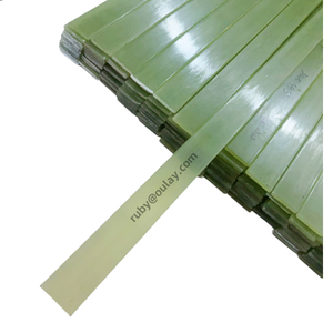 Grade A + 4.5mm * 30mm * 1200 mm Barre de fibre de verre pour tir à l'arc EFG Clear Fiberglass Sheet Strips - Product Image 1