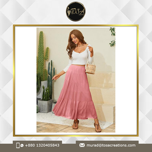 Jupes décontractées Jupes plissées tissées élégantes et de qualité supérieure pour femmes disponibles à un prix raisonnable - Product Image 2