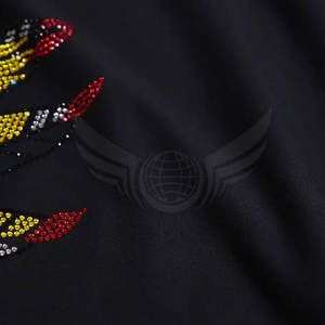 Street Wear Último diseño Hombres Rhinestone Camisetas Color personalizado Tamaño adulto Hombres Rhinestone Camisetas - Product Image 6