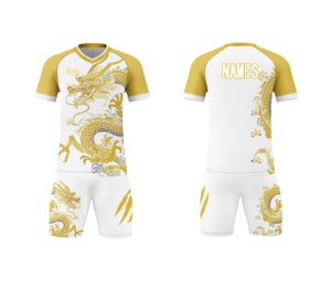 Uniformes de Fútbol Juveniles de Secado Rápido al por Mayor, Nueva Temporada, Personalizables, 100% Poliéster, para Todas las Temporadas - Product Image 3