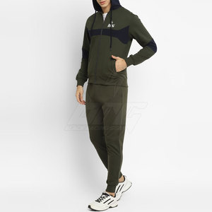 Chándales de Invierno para Hombre, con Capucha, Resistentes al Viento, de Algodón/Poliéster, con Forro Polar y Logotipo Personalizado, al por Mayor - Product Image 3