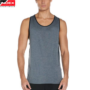 Débardeurs de gymnastique Vêtements pour hommes Bodybuilding Summer High Street Style Sleeveless Shirt Plus Size Cotton Breathable Tank Top - Product Image 1