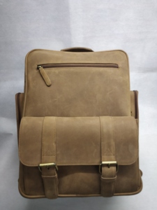 Toptan tedarik büyük seyahat deri ağır deri dizüstü postacı çantası sırt çantası rahat kullanım dünya çapında ihracat hindistan - Product Image 2