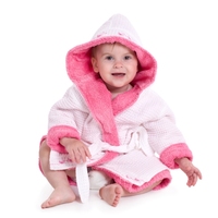 Warna-warna Indah Anak-anak 100% Katun Mesir Jubah Mandi Terbaik untuk Penggunaan di Rumah dan Hotel Pemasok di India.