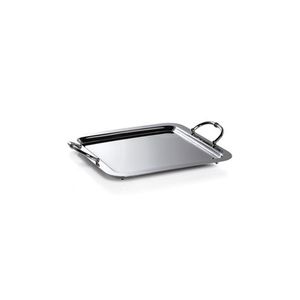 Bandeja de servicio de metal con diseño de aluminio hecho a mano puro, pieza única para artículos planos para el hogar, restaurantes y cenas de hoteles - Product Image 4