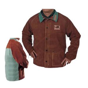 Pakistan Personnaliser la veste de soudage noire en cuir fendu de vache Veste de soudeur pour hommes Veste en cuir de soudage. - Product Image 5