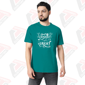 เสื้อยืดผ้าลูกฟูกสำหรับผู้ชายผ้าเดนิมผ้าลูกฟูกนุ่มใส่สบายเป็นมิตรต่อสิ่งแวดล้อมผ้าปะติด100% ผ้าคอตตอน - Product Image 4