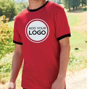 เสื้อยืดผู้ชายแขนสั้นผ้าฝ้ายนุ่มคลาสสิก - Product Image 2