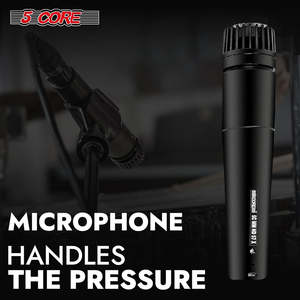 5Core XLR <b>Microphone</b> Dynamic Mic Karaoke Singing <b>Studio</b> Microfono Handheld Mics - Product Image 4