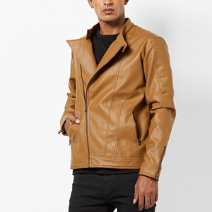 Veste en cuir imperméable de style streetwear pour homme, mode unique avec tissu original, meilleure qualité, service OEM - Product Image 1