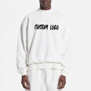 Sudaderas de diseño personalizado Servicio OEM Sudaderas de alta calidad Cuello redondo Fleece Hombres Color personalizado Sudadera regular - Product Image 4