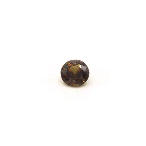 Wholesale New Fashion Demortrite Garnet Greenish Brown Round Sri Lanka Natural 2.75 Carat Jewelry Accessories Loose Gemstone