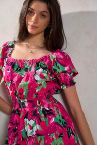 Robe en coton indien fait à la main pour les femmes élégantes vêtements de fête d'été personnalisation personnalisée cadeau de mariée Style doux vente naturelle! - Product Image 2