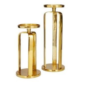 Laiton fini maison décorative table t-light porte-bougie votive ensemble pour bougie lumière dîner décoration de la maison bougeoir - Product Image 5